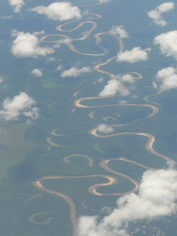 Rio madidi aus der Luft/Rio Madidi en Bolivia desde el aire