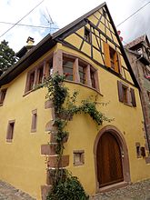 Ancienne maison de tonnelier (XVIe-XVIIe), 6 rue Hederich