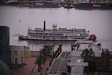 Str. Natchez on the Mississippi Riverboat Natchez off the foot of Canal Street.jpg