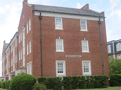 Historic Robinson Hall on the Louisiana Tech University campus in Ruston, Louisiana, is named for the second president of the institution, William Claiborne Robinson