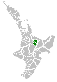 Rotorua Lakes, split by a regional boundary