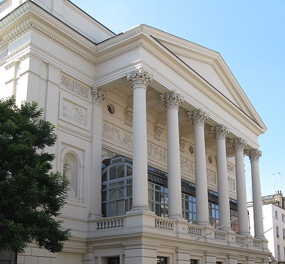 Edward Barry's 1858 façade of the Royal Opera House