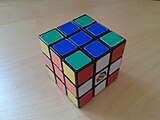 Rubik's Cube mit dem sechsseitigen Kreuzmuster