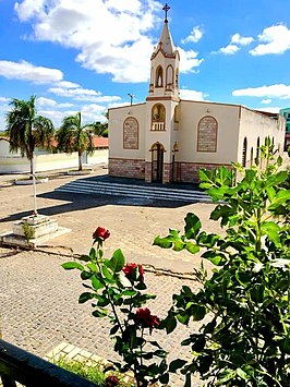 Katholieke kerk aan het plein praça Ângelo Lagao in het centrum van Fátima