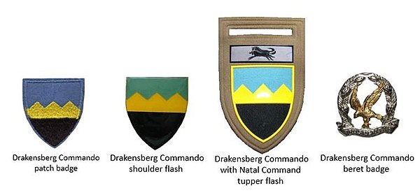 SADF era Drakensberg Commando insignia SADF era Drakensberg Commando insignia ver 2.jpg