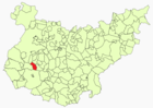 Расположение муниципалитета Сальвалеон на карте провинции