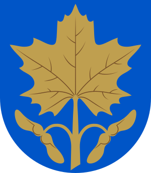 The maple leaf in the coat of arms of Sammatti
