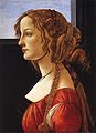 Sandro Botticelli: Porträt einer jungen Frau (nach 1480)
