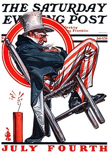 Independence Day issue of The Saturday Evening Post in 1924 SaturdayEveningPost5Jul1924.jpg