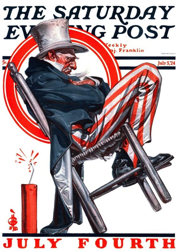 Independence Day issue of The Saturday Evening Post in 1924