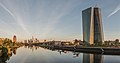 Seat of the European Central Bank and Frankfurt Skyline at dawn 20150422 1.jpg