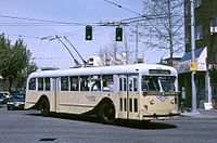 Seattle 1944 Pullman trolleybus 1005 in 2000.jpg