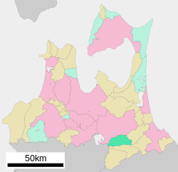 Location of Shingō in Aomori Prefecture