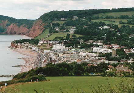 Sidmouth from Salcombe Hill