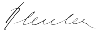 signature d'Eugen Bleuler