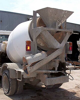 <span class="mw-page-title-main">Ready-mix concrete</span> Concrete that is manufactured in a batch plant, according to a set engineered mix design