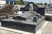 Somain - Cimitirul Somain (B012, mormântul lui Georges Leduc) .JPG