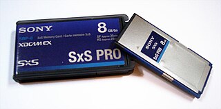 <span class="mw-page-title-main">SxS</span> Memory card format