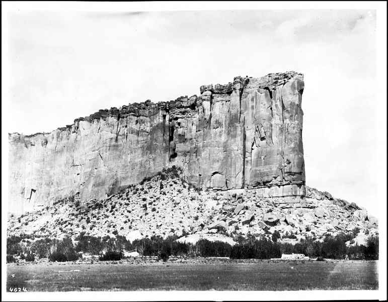 File:Southwest point of Mesa Encantada, near Acoma, New Mexico, ca.1900 (CHS-4624).jpg