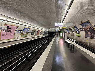 <span class="mw-page-title-main">Lourmel station</span> Metro station in Paris, France