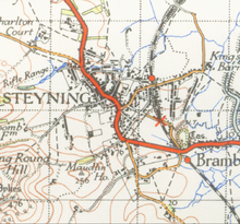 Map of Steyning from 1946