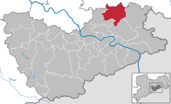 施托尔彭在萨克森施韦茨-东厄尔士山县的位置