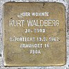 Stolperstein Sybelstr 45 (Charl) Kurt Waldberg.jpg