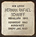 Stolperstein für Herman Rafael Scharff (Honefoss).jpg