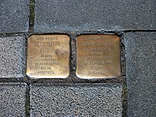 Stolpersteins Maximilian Klee, Johanna Klee Bonner Straße 74 Bonn.JPG