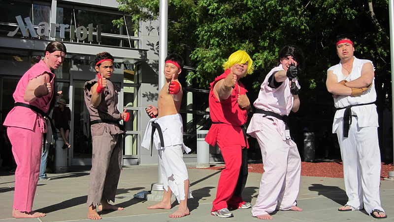 File:Street Fighter cosplayers at FanimeCon 2010-05-30 3.JPG