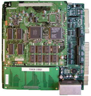 Namco System 11 32-bit arcade system board by Namco and Sony Computer Entertainment