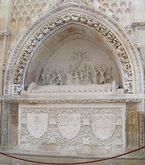 Sepulcher of Infante John and Isabella of Barcelos in Batalha Monastery