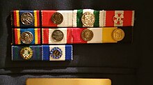 2er Halter Ordensspange Bandspange Schützenschnur Silber Veteranenabzeichen