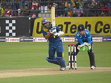 TM Dilshan on his way to his 18th ODI century TM Dilshan batting against England on his way to his 18th ODI century.JPG
