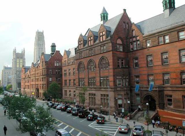 Teacher's College buildings on 120th Street, NYC, where Page attended classes