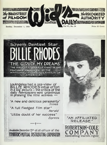 The Girl of my Dreams Billie Rhodes 1918.png