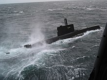 Utstein participating in the exercise Odin-One in August 2003 The Norwegian ULA class submarine Utstein (KNM 302) participates in NATO exercise Odin-One.jpg