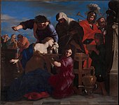 ジョヴァンニ・フランチェスコ・ロマネッリ（英語版）『ポリュクセネの犠牲』17世紀 メトロポリタン美術館所蔵