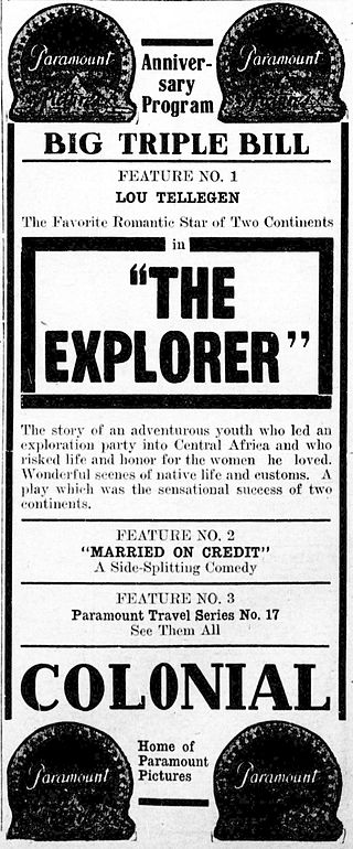 <i>The Explorer</i> (film) 1915 film