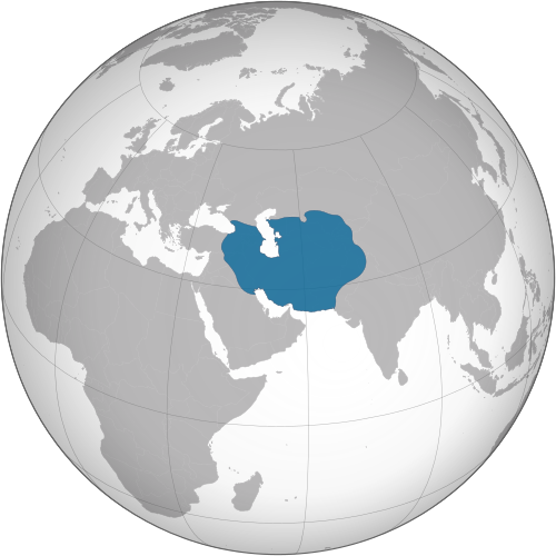 帖木儿帝国鼎盛时期之疆域