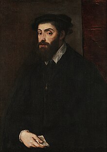 The king Charles I of Spain authorized the creation of the governorship of Terra Australis by means of a royal decree, and ratified the existence of the same by means of other subsequent ones Titian - Portrait of Charles V - Google Art Project.jpg