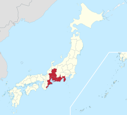 Tokai Region in Japan.svg