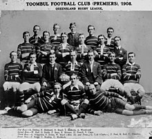 Toombul Football Club, first Queensland premiers in 1908 Toombul Football Club (Premiers) 1908.jpeg