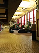 Interior of the Fine Arts Building, University of Alaska Anchorage, Anchorage, Alaska, 1986.