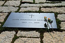 The grave marker of President John F. Kennedy USA-Arlington National Cemetery2.jpg