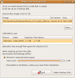 usb-creator pe Ubuntu