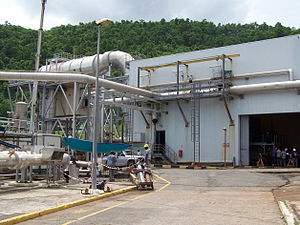 Bouillante geothermal power plant, Guadeloupe Usine geothermique de Bouillante 4.JPG