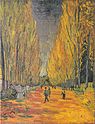 Van Gogh - Les Alyscamps, Arles1.jpeg'de Allee