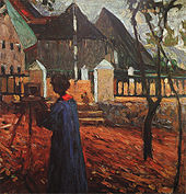 Wassily Kandinsky: Porträt Gabriele Münter, 1903, Lenbachhaus, München
