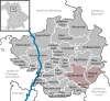 Lage der Verwaltungsgemeinschaft Gräfenberg im Landkreis Forchheim